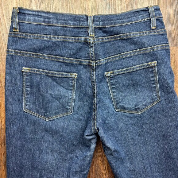 Judy Blue Straight Jeans HighWaisted Dark Wash Button Fly 8160 Women’s Size 9/29 - Picture 4 of 10